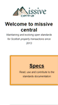 Mobile Screenshot of missivecentral.org